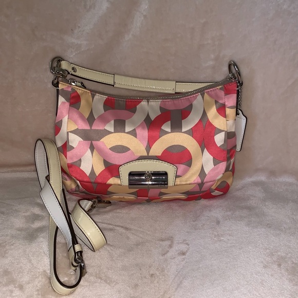 Coach Kristin Chain Link East West Crossbody Bag